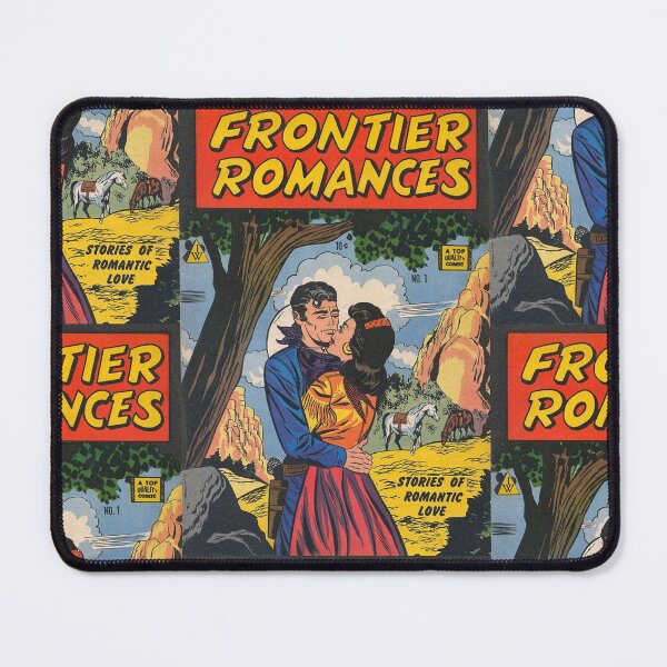 Item preview, Frontier Romances Romantic Love Comic Book Cover Vintage Romance Vintage Comics Comicbook designed and sold by Imakeyouhappy.
