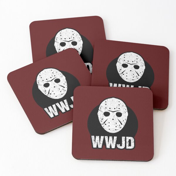 Item preview, WHAT WOULD JASON DO? Jason Voorhees Friday 13th horror slasher fan designed and sold by massiveink.