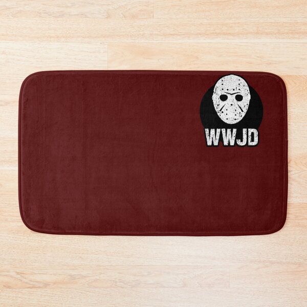 Item preview, WHAT WOULD JASON DO? Jason Voorhees Friday 13th horror slasher fan designed and sold by massiveink.