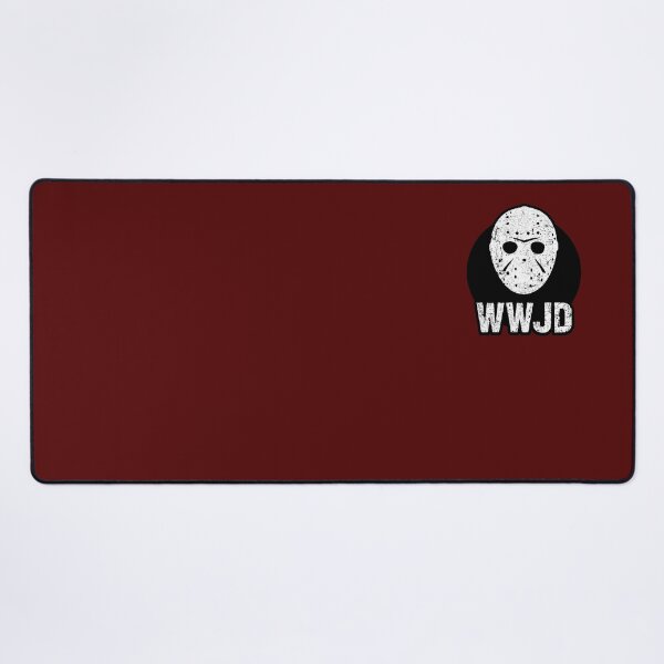 Item preview, WHAT WOULD JASON DO? Jason Voorhees Friday 13th horror slasher fan designed and sold by massiveink.