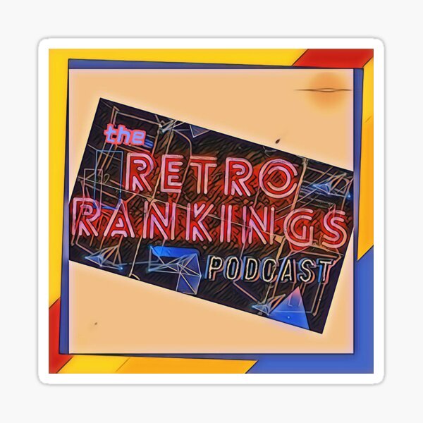 The Retro Rankings Podcast Logo Sticker