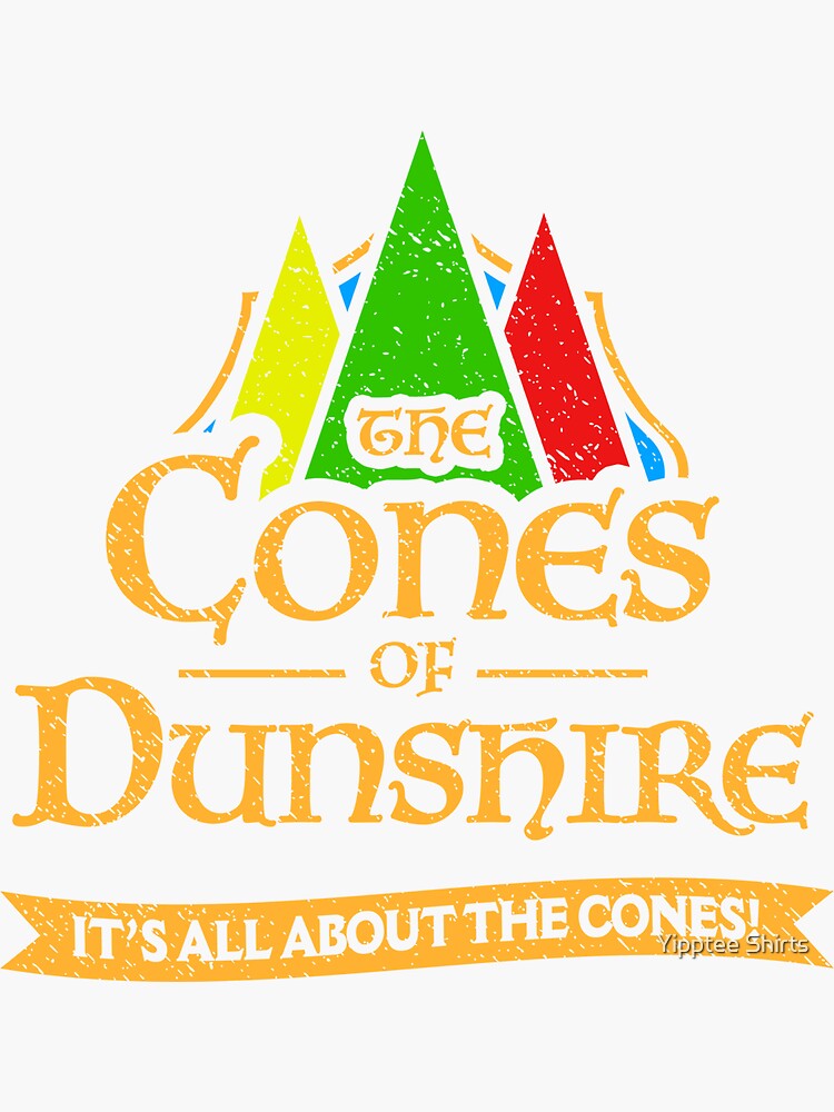 "The Cones Of Dunshire" Sticker for Sale by Yipptee Shirts Redbubble