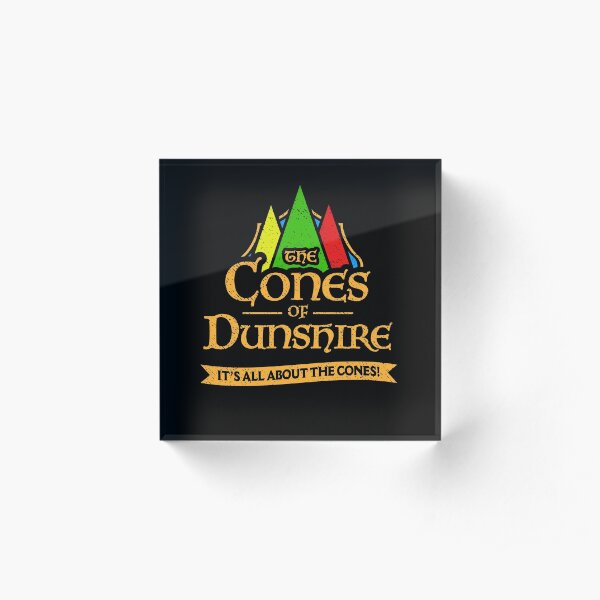 Les cônes de Dunshire Bloc acrylique