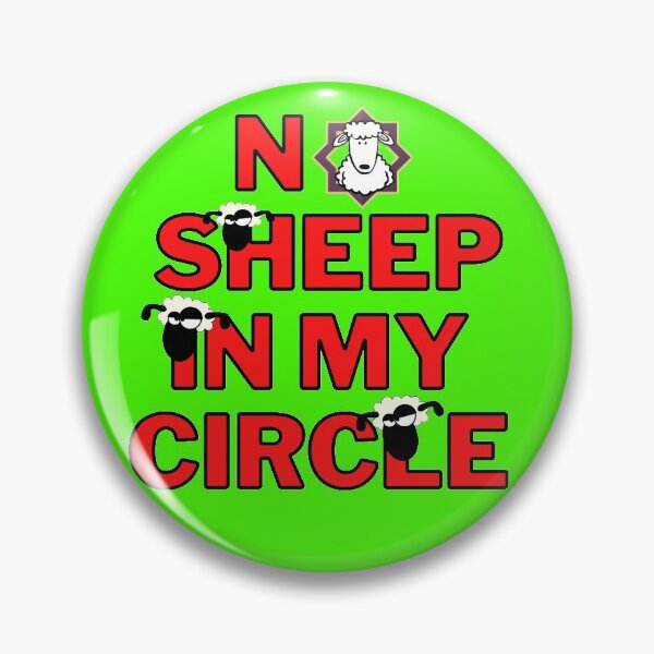 Item preview, no sheep in my circle - sheeps design designed and sold by nakavt.