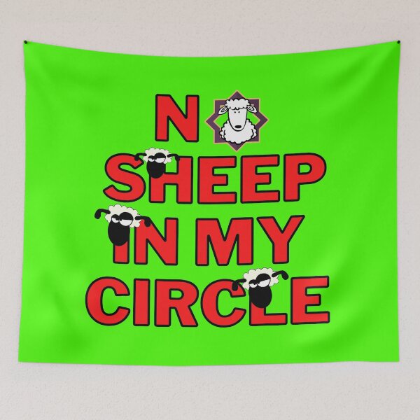 Item preview, no sheep in my circle - sheeps design designed and sold by nakavt.