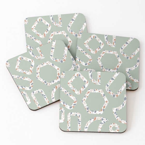Item preview, Green Geometric Pattern  designed and sold by Michelle Moss.