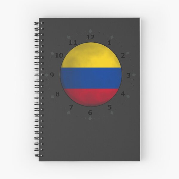Aperçu de l'œuvre horloge drapeau colombie créée et vendue par ZiphGames.