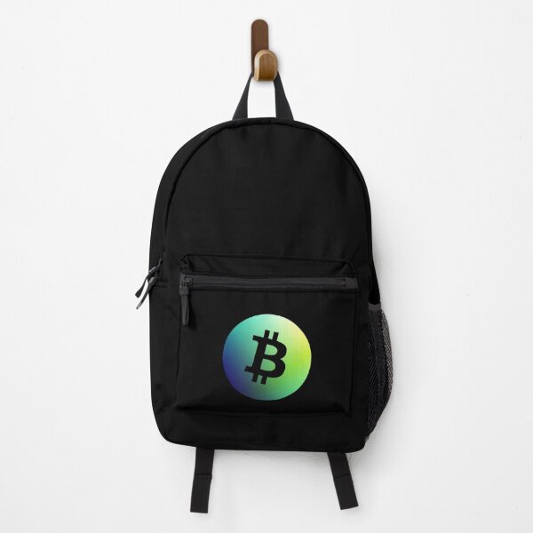 Item preview, Bitcoin logo - gradient - blue - green designed and sold by NautilusMare.