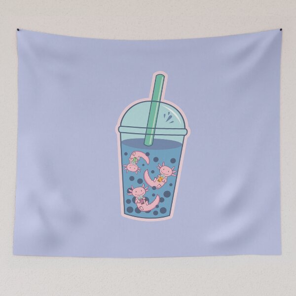 Artikelvorschau, Axolotl Bubble Tea entworfen und verkauft von GrimButterfly.