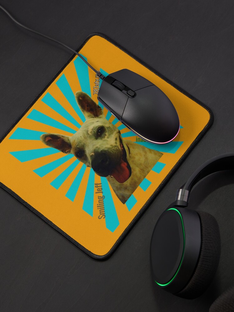 Alternate view of Smiling Jeff w/All Will's URLs Mouse Pad