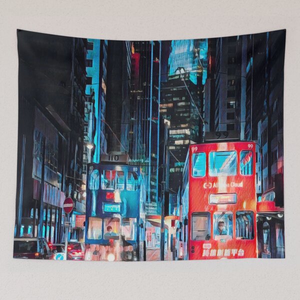 Item preview, Hong Kong by Night designed and sold by Sofia-Draws.