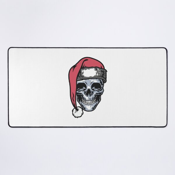 Item preview, A skull in a Christmas hat designed and sold by kamorim.