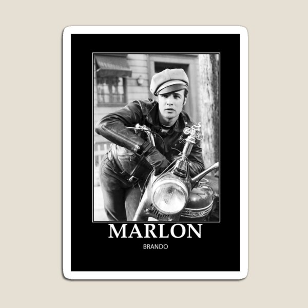 Vista previa del artículo con la obra «Marlon Brando - BW - D60», diseñado y vendido por DecoWords.
