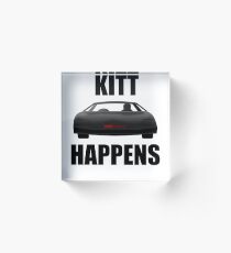 Knight Rider - Kitt Happens Acrylic Block