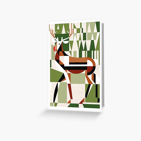 Rudolph Greeting Card