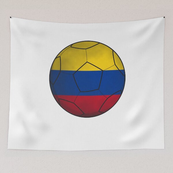 Item preview, colombia flag football designed and sold by ZiphGames.