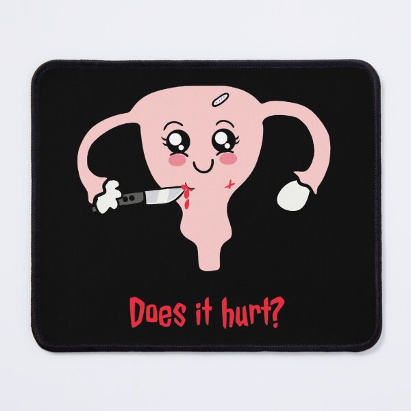 Item preview, uterus does it hurt? designed and sold by Mermaidssparkle.