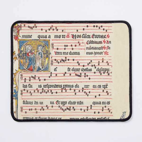 Item preview, Antiphonary - Medieval Musical Manuscript designed and sold by brushandframes.