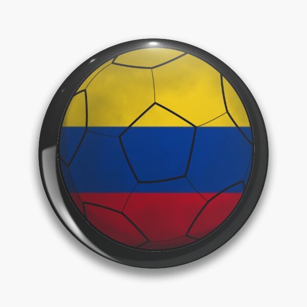 Item preview, colombia flag football designed and sold by ZiphGames.