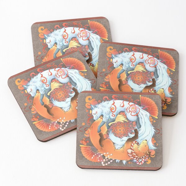 Item preview, Kitsune Inari Fox Yin Yang designed and sold by YumePeachyPie.