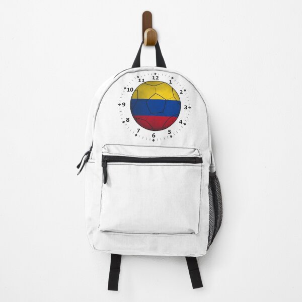 Item preview, colombia flag clock designed and sold by ZiphGames.