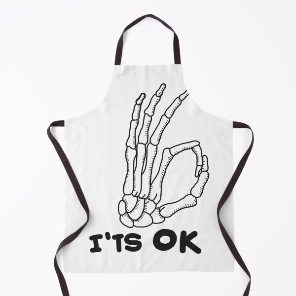 Item preview, IT'S OK - SKELETON - SKULL - CALAVERA - HAND designed and sold by Tropical Blood.