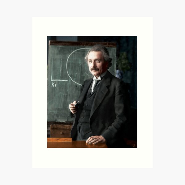 Albert Einstein in 1921 Art Print