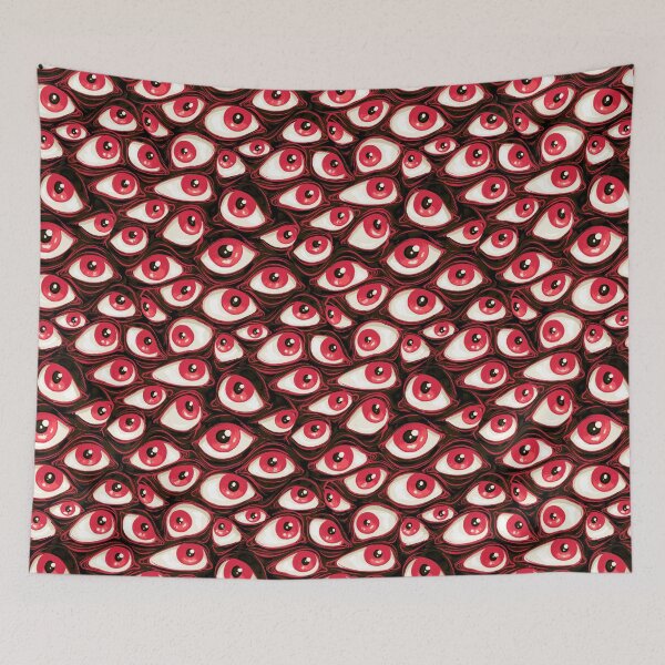 Item preview,  Wall of Eyes in Black designed and sold by Paisley Yazel.