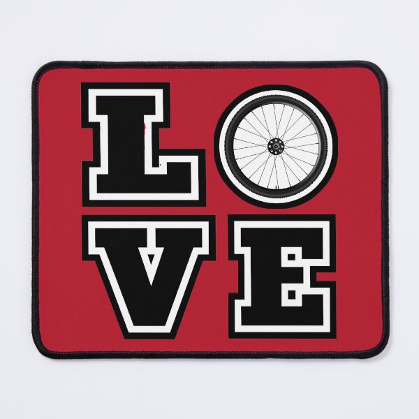 Item preview, I Love Cycling Funny Cyclist Humor Typography Design designed and sold by Bad Kitty Designz.