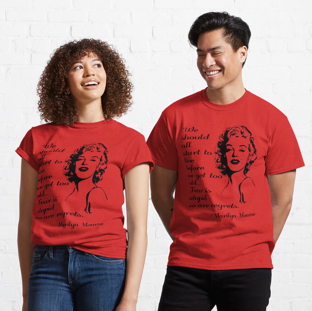 Marilyn Monroe Red Bandana T Shirt -  Marilyn Monroe Red  Bandana T Shirt