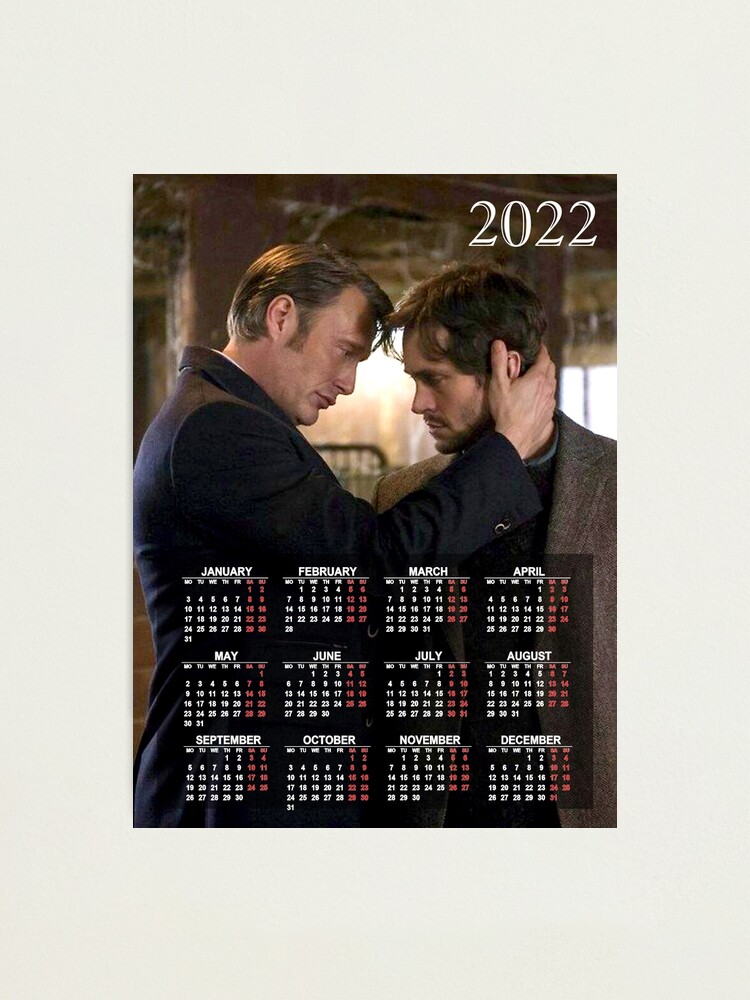 "Hannigram 2022 calendar poster Hannibal" Photographic Print for Sale