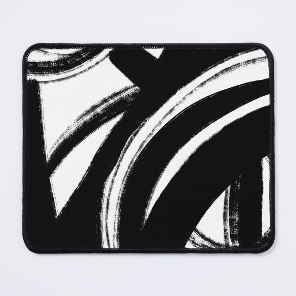 Item preview, Abstract Black and White Grunge Shapes 1 designed and sold by trajeado14.