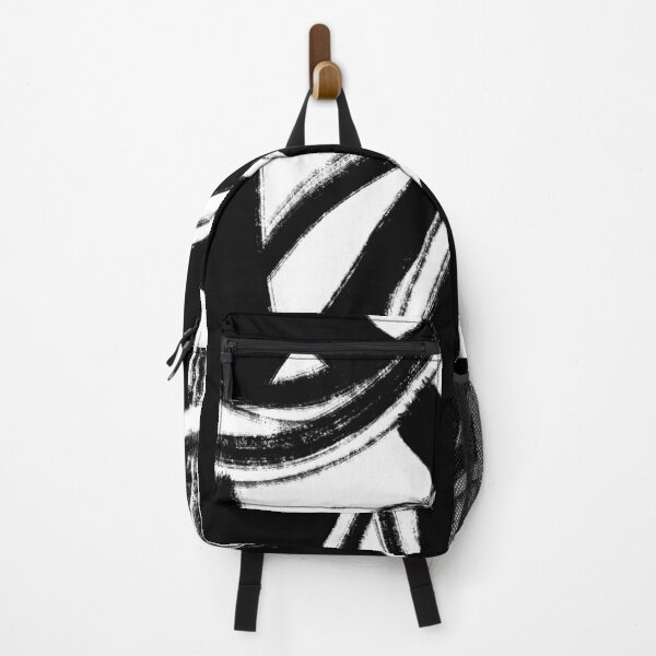 Item preview, Abstract Black and White Grunge Shapes 1 designed and sold by trajeado14.