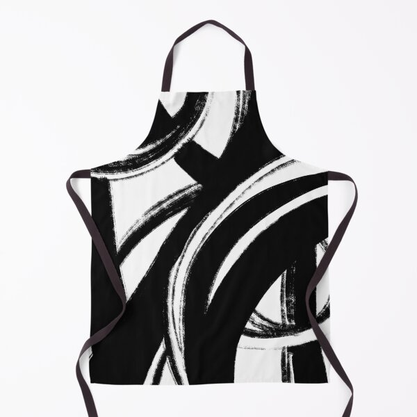 Item preview, Abstract Black and White Grunge Shapes 1 designed and sold by trajeado14.