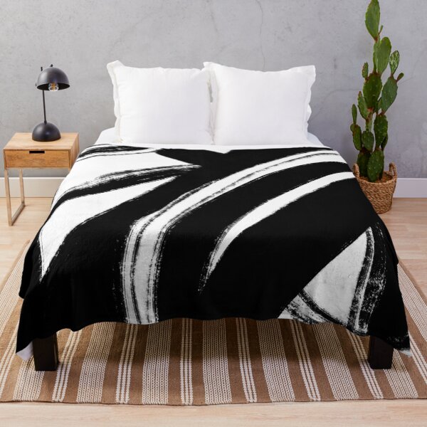 Item preview, Abstract Black and White Grunge Shapes 1 designed and sold by trajeado14.