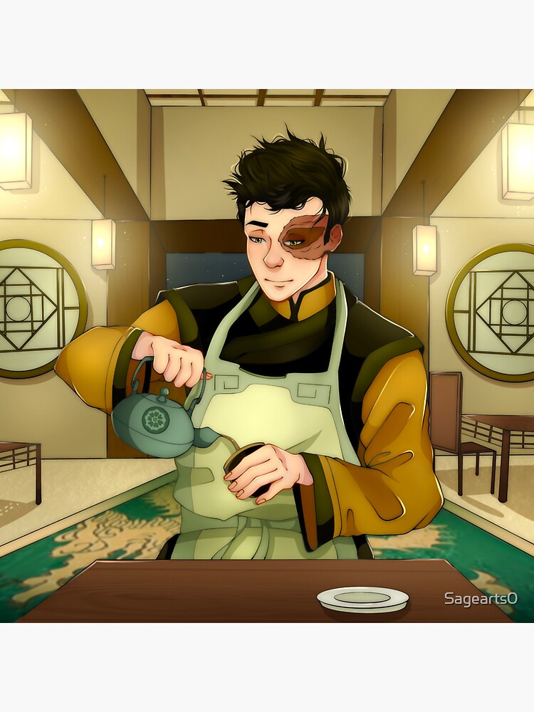 "Jasmine Dragon Zuko" Sticker by Sagearts0 Redbubble