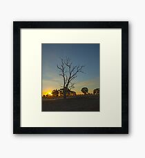 Last Of The Sun's Rays...... Framed Print