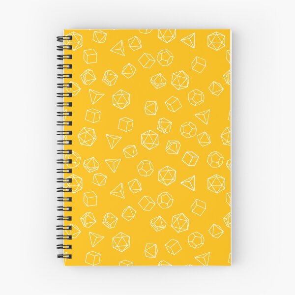 Item preview, DnD Dice Yellow Pattern designed and sold by sagm.