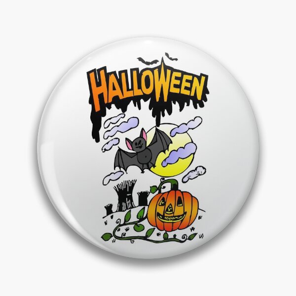 Item preview, Halloween Pumpkin - Bat designed and sold by RazzArt.