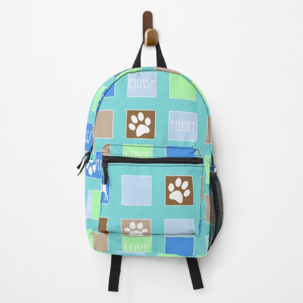 Dog Play Bark Chase Run Love Awesome Pattern Backpack
