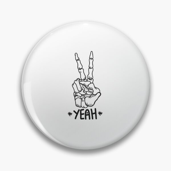 Item preview, Skeleton yeah funny cool life peace  designed and sold by Tropical Blood.