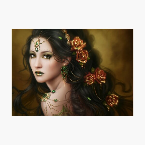 Golden Rose Photographic Print