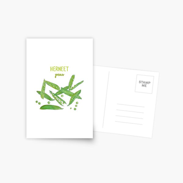 Peas / Herneet Postcard