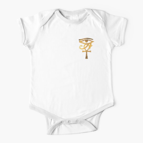 Eye Of Horus Short Sleeve Baby One-Piece for Sale | Redbubble