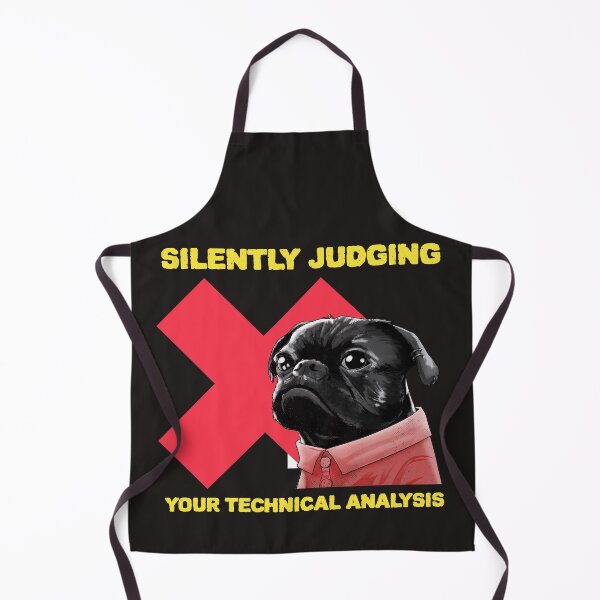 Item preview, SILENTLY JUDGING YOUR TECHNICAL ANALYSIS| FUN GIFT FOR TRADERS | DOG LOVER | FUNNY STOCKS, CRYPTO AND FOREX TRADING GIFTS designed and sold by TradingTeesKids.
