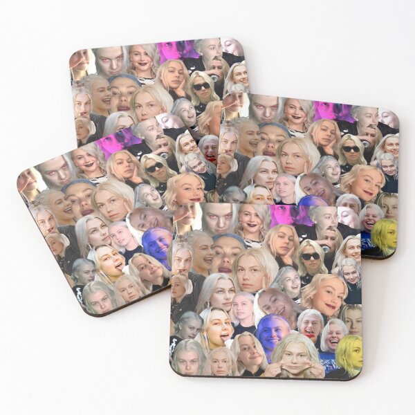 Item preview, phoebe bridgers face collage designed and sold by Forever Neverlinds.