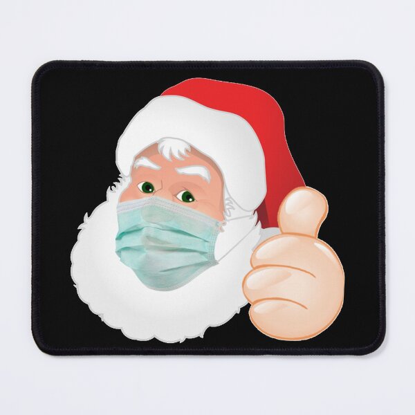 Item preview, coronavirus xmas face mask santa claus christmas designed and sold by Gossip Rag.