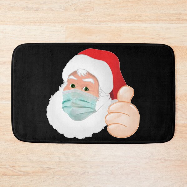 Item preview, coronavirus xmas face mask santa claus christmas designed and sold by Gossip Rag.