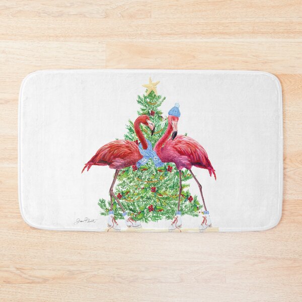 Item preview, Coastal Christmas Flamingos A2 designed and sold by Jean Plout.
