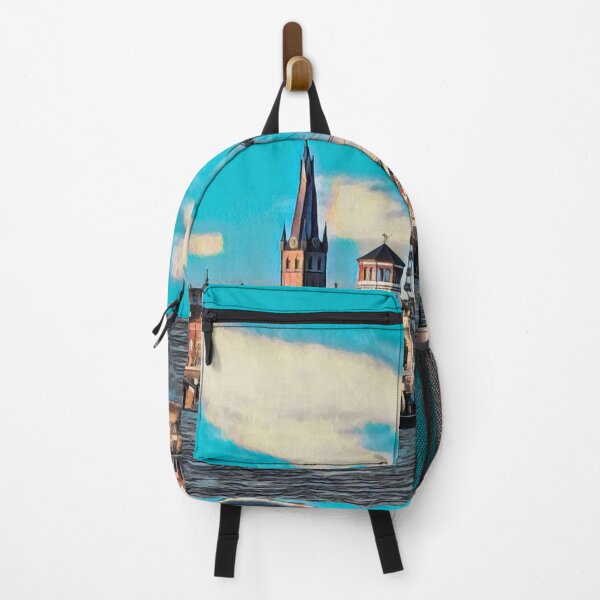 Item preview, Dusseldorf Cityscape designed and sold by Sofia-Draws.